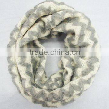 2014 new fashion wholesale winter loop knitted infinity scarf