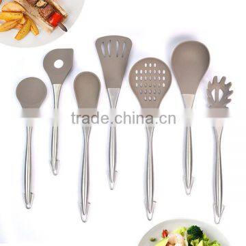 7-Piece Premium Silicone Kitchen Utensil Set With Stainless Steel Handle photo-2