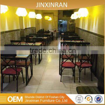 Wholesale High Quality Wood Furniture Chinese Restaurant Hot Pot Table