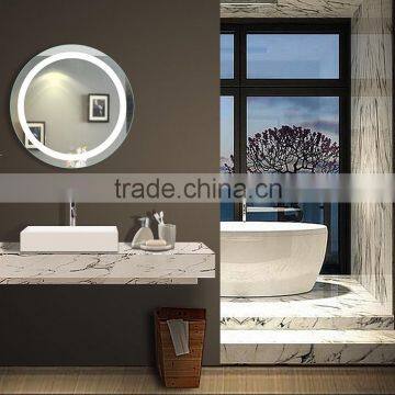 High end bathroom mirror,frameless led illuminated mirror