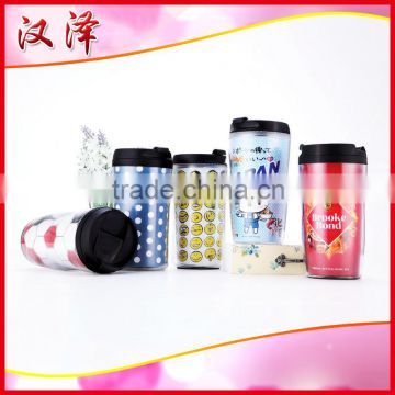 Manufacturers custom creative women cartoon plastic cup cups with lids fashion Specials