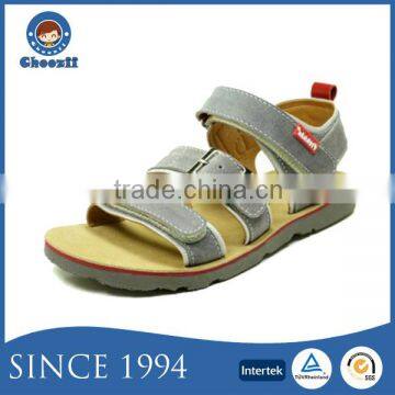 Best Selling OEM Custom Children Boys Suede Leather Sandals with Comfortable Design