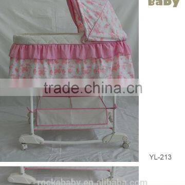 moving crib wicker baby basket baby bassinet wheels