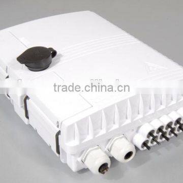 FTTH SC 12 CORES DUPLEX LC12 CORES PLC1*8 Wall or Pole Mounted Supporting Uncut IP 65 FIBER BOX