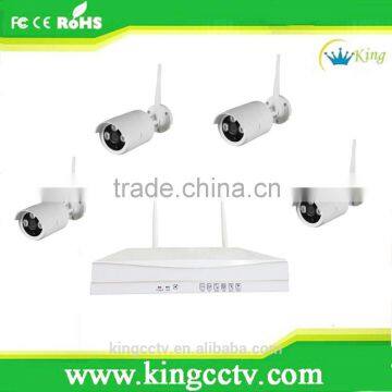 Wireless CCTV System Wifi Security 720P HD IP Camera 4CH NVR kit Outdoor Surveillance System