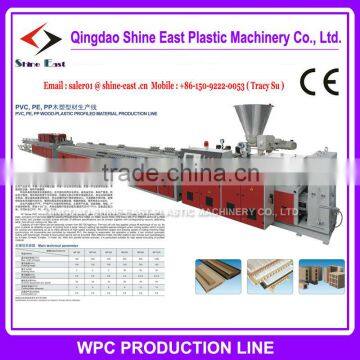 WPC decking machine