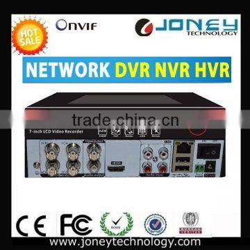 720P D1 HDMI P2P Hybrid DVR systems dvr with built-in lcd monitor