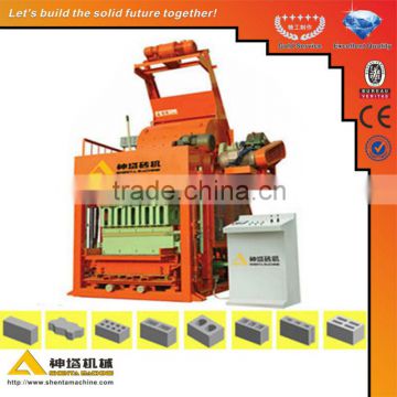 Block making machine QTJ5-20 concrete hollow brick maker