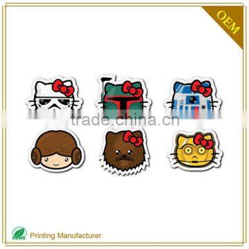 New Designe Adhesive Cartoon Sticker Printing With Printed Labels