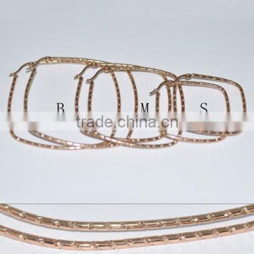 Wholesale Stainless Steel Fashion Rose Gold Earring BE20011 photo-5