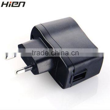 5V1000mA USB charger plug type can be made as EU US UK AU CN etc