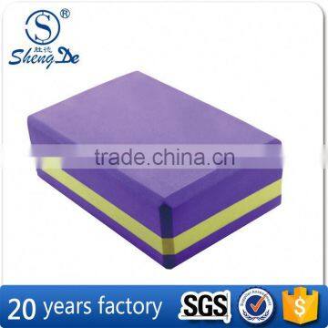 2015 EVA static strength yoga block , high resilience foam block, eva yoga brick manufacturer