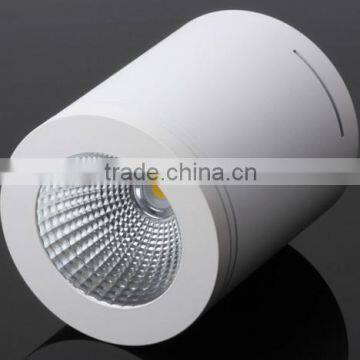 Dimmable 7W LED COB surface mounted downlight with Triac dimming