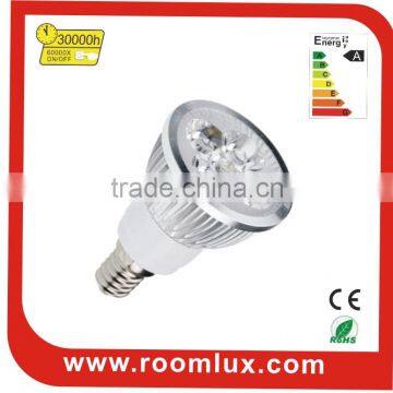 3w e14 led spotlights from china factory