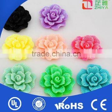 Wholesale flat back flower jewelry bead