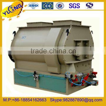 Professional Fish Feed Mixing Machine / Chicken Feed Mixer With Double Shaft