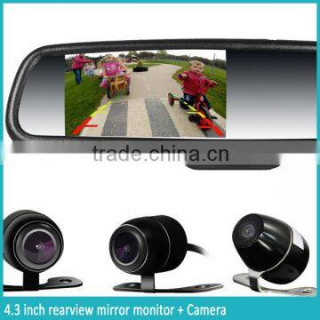 Winshield mounting compass and temperature car rearview mirror monitor, rearview mirror car camera