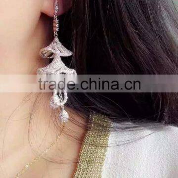 New style fine wedding earring cubic zirconia earrings