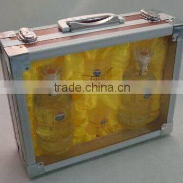 Aluminum High-end Wine Box,acrylic Sweet Wine Case,wine Bottle Box photo-3