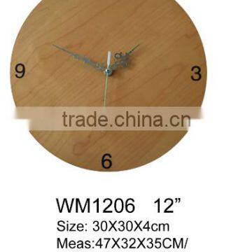 MDF ROUND WALL CLOCK