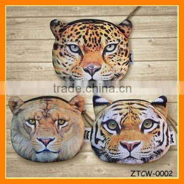 2014 Hot Selling Popular Lovely Tiger Coin Wallet Wholesale ZTCW-0002