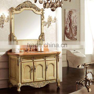 WTS2699 Antique Victorian Brown Bathroom Mirror Cabinet Bathroom Furniture photo-5