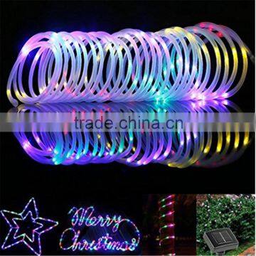 33ft 100 LED Solar Rope Lights, Waterproof Outdoor Rope Lights, Red/Green/Blue/Warm White photo-2
