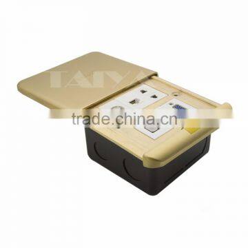 Floor Socket With VGA, RJ45, TV, HDMI, 3RCA AV, AC Power