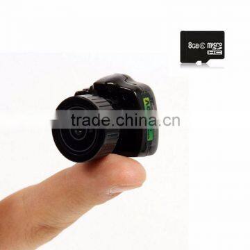 Blue Waving Coin Size Smallest Hidden Spy Mini Camera