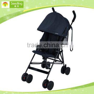 cheap prams and strollers OEM printed black portable baby prams for sale