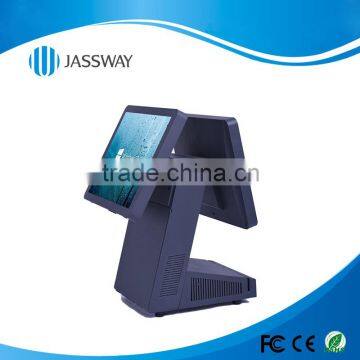 12.1 Inch Dual Screen All in One Touch POS System for Suppermarket