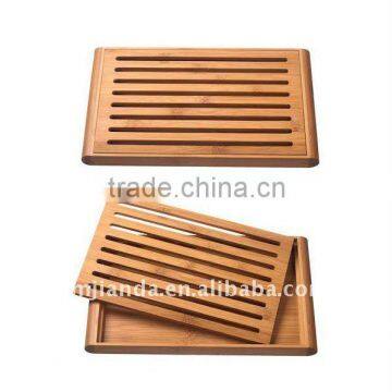 Bamboo square bread board