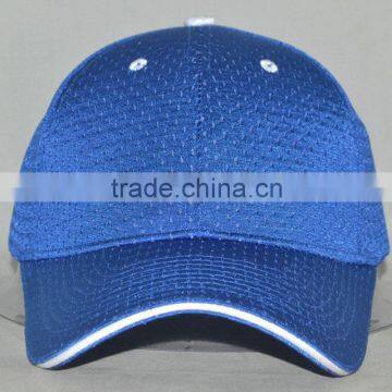 royal mesh blank cap with white button and eyelets also sandwich bill 6panels beseball cap