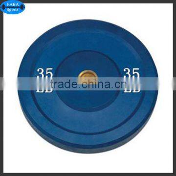 RBP 9957 Blue barbell plates 100% rubber bumper plates