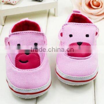 Wholesale baby canvas shoes pink small pink cute kids footwear