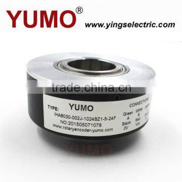 OEM 20mm 1024 pulse 15pin yueqing manufacturing company rotary encoder hollow