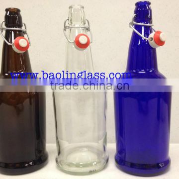 16 Ounce Amber Beer Bottles Pry Top Home Brew Pack of 24