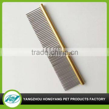 Metal dog comb