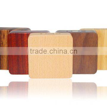 2017 Cube Square Power Bank Wood Material, Cube Wood Power Bank 4000mah