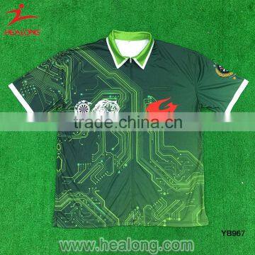 Wholesale Sublimated Shooting Shirts Custom Design Polo Shirt For Men