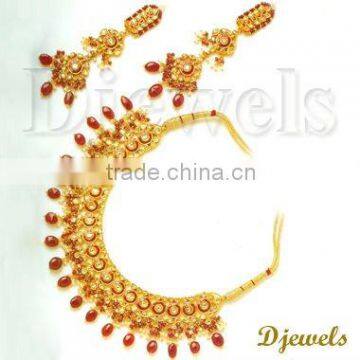 Kundan Bridal Necklace Sets, Jaipur Bridal Kundan Necklace Sets, Kundan Jewelry