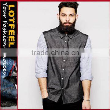 High quality wholesale denim man shirt for mans (LOTS070)