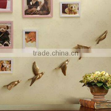 Resin 3D lovely birds crafts wall art decor