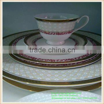 45% bone china 61 PCS ceramic dinner set