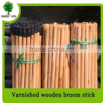 Smooth Surface Varnished Wood Broom Stick Mops Handle China Factory Wholesales With Cheap Price photo-3
