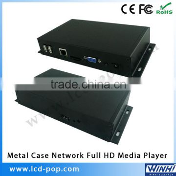 cheap 1080P network full hd decode network usb media player with vga out usb memory card slot