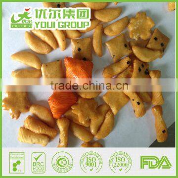 Roasted Rice Cracker Snacks With Peanuts Mix, Dry and Bulking Rice Crackers photo-3