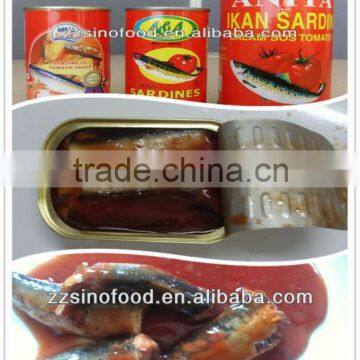 Canned Fish Manufacturer Canned Sardines in tomato sauce