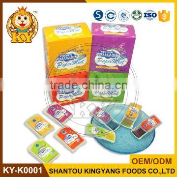 Fresh Breath Strips Paper Mint Candy