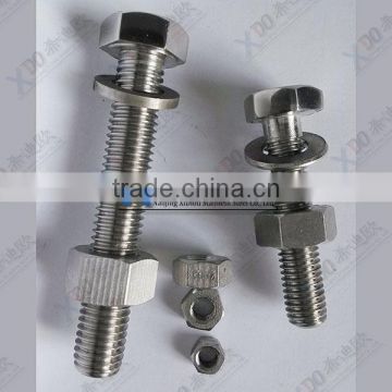 GH2132 / A286 stainless steel fasatener DIN933 full thread hex bolts